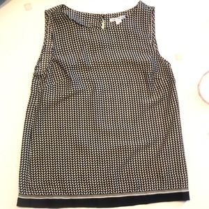 Dalia Collection tank black and white size small